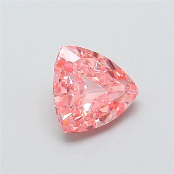 1.02ct Trilliant Lab Grown Diamond (Colour Fancy Vivid Pink, Clarity VS1, IGI Certified)