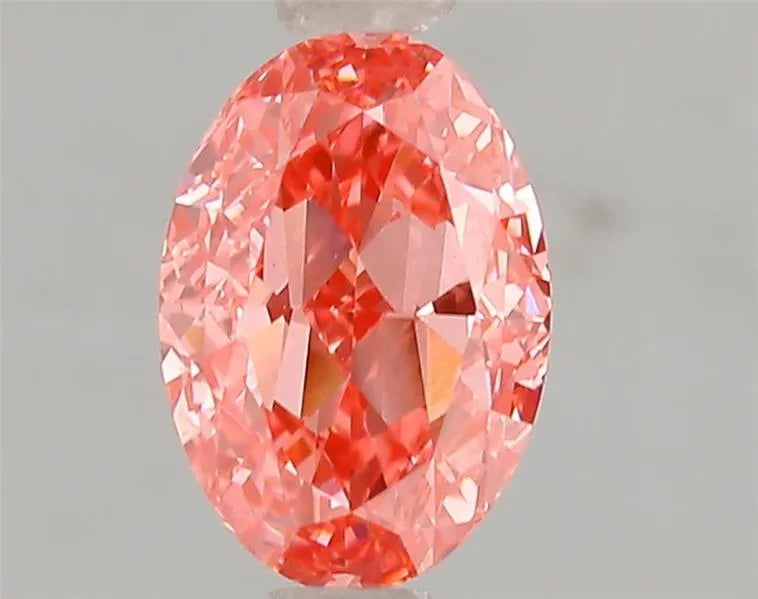 1.57ct Oval Lab Grown Diamond (Colour Fancy Vivid Pink, Clarity VS1, IGI Certified)