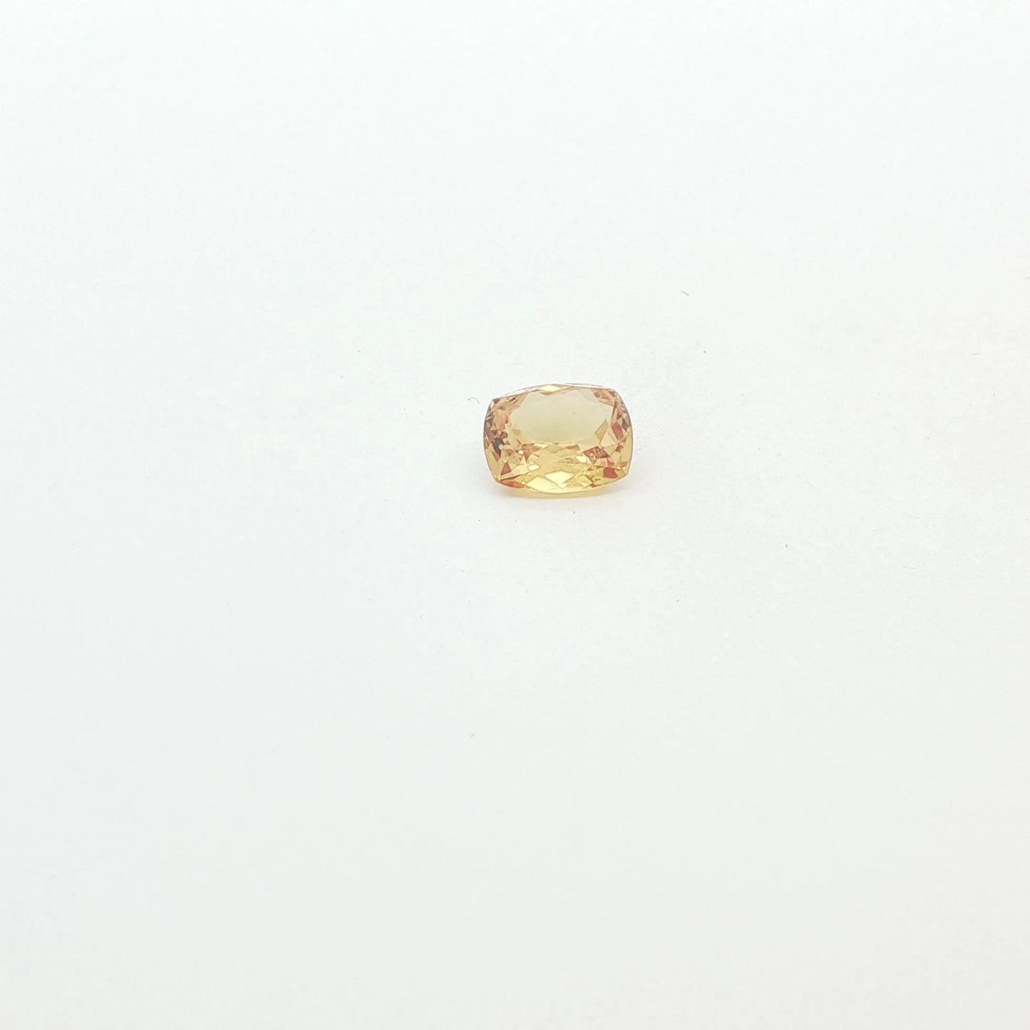 1.69ct Cushion Natural Sapphire (Colour Yellow, Clarity Slightly Included, Cut Faceted)