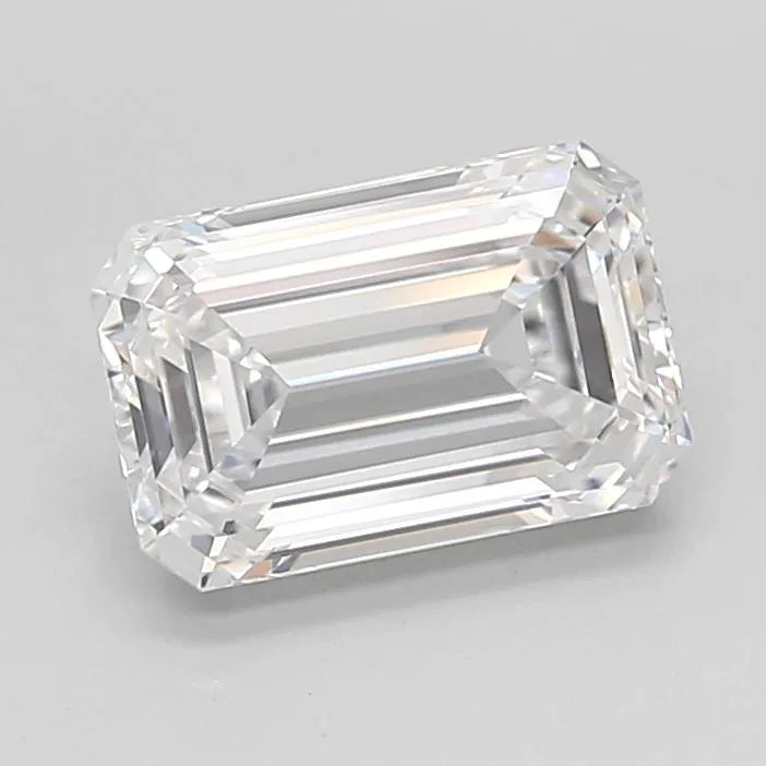 1.92ct Emerald Lab Grown Diamond (Colour D, Clarity IF, Cut EX, IGI Certified)