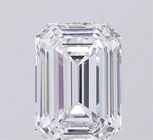 2.00ct Emerald Lab Grown Diamond (Colour D, Clarity IF, IGI Certified)