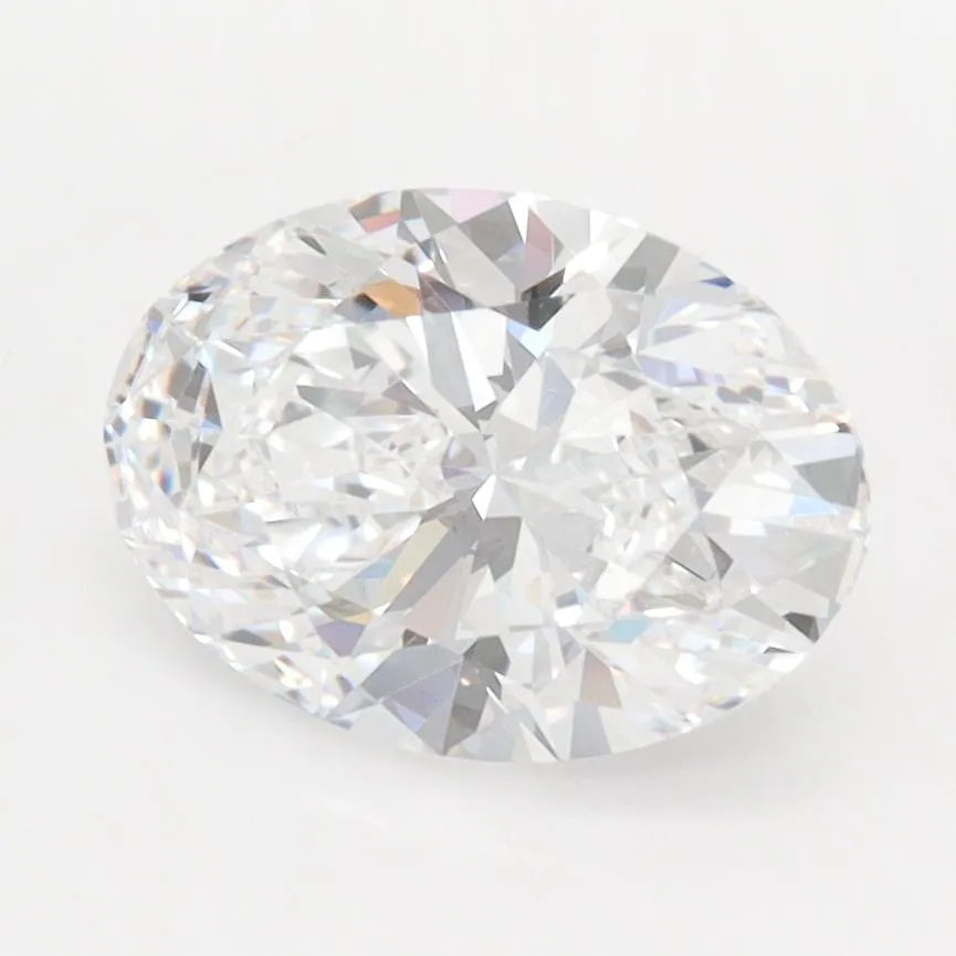 2.00ct Oval Lab Grown Diamond (Colour D, Clarity VVS1, IGI Certified)