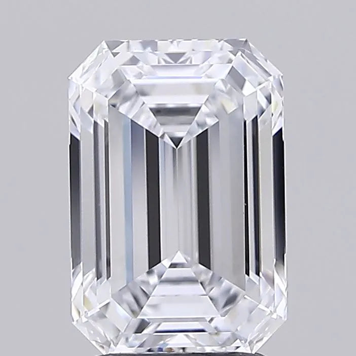 2.39ct Emerald Lab Grown Diamond (Colour E, Clarity IF, IGI Certified)