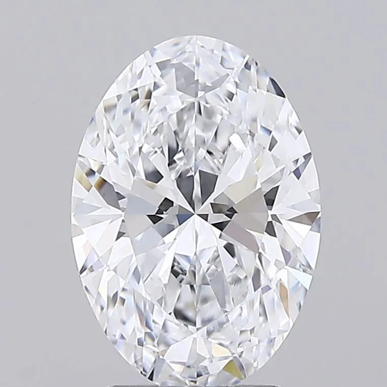 2.51ct Oval Lab Grown Diamond (Colour D, Clarity IF, IGI Certified)