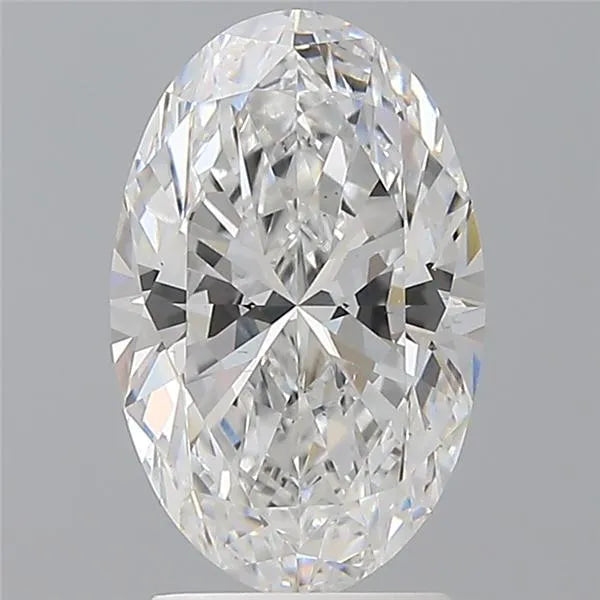2.51ct Oval Lab Grown Diamond (Colour D, Clarity VS2, IGI Certified)
