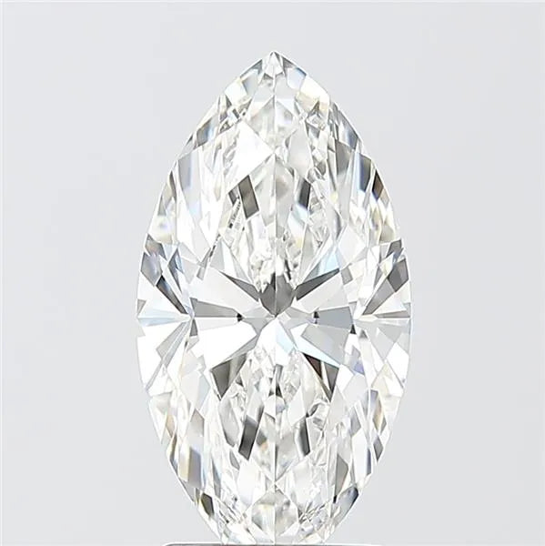 2.54ct Marquise Lab Grown Diamond (Colour F, Clarity VVS2, IGI Certified)