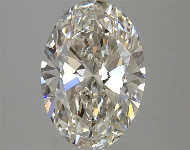 2.91ct Oval Lab Grown Diamond (Colour H, Clarity VVS2, IGI Certified)