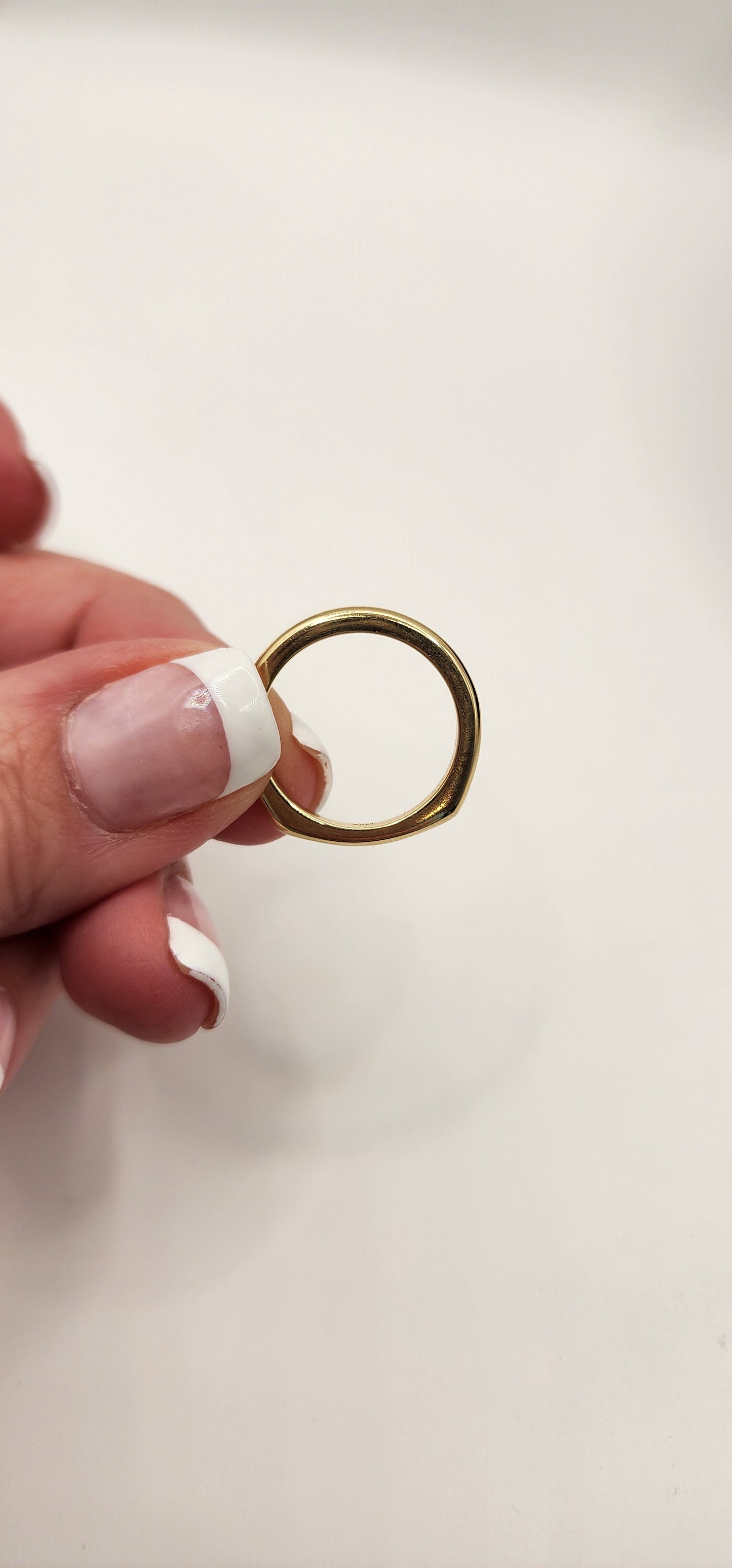 14k Yellow Gold Stacking Band (Euro Shank)