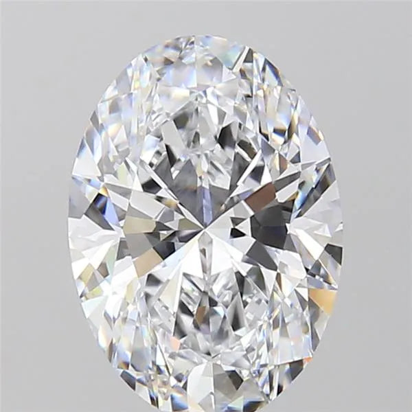 3.00ct Oval Lab Grown Diamond (Colour D, Clarity VVS1, IGI Certified)