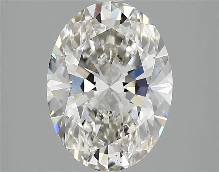 3.10ct Oval Lab Grown Diamond (Colour H, Clarity VS2, IGI Certified)