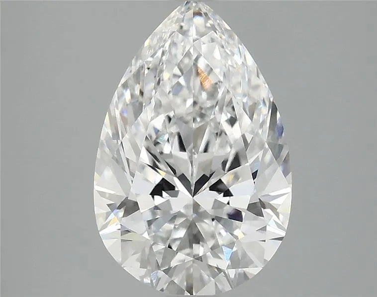3.10ct Pear Lab Grown Diamond (Colour E, Clarity VVS2, IGI Certified)