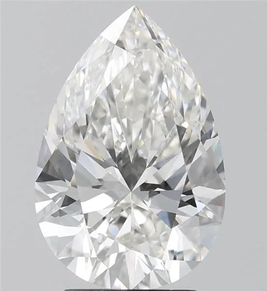 3.38ct Pear Lab Grown Diamond (Colour G, Clarity VS1, IGI Certified)