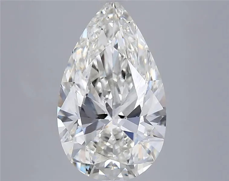 4.06ct Pear Lab Grown Diamond (Colour H, Clarity VVS2, IGI Certified)