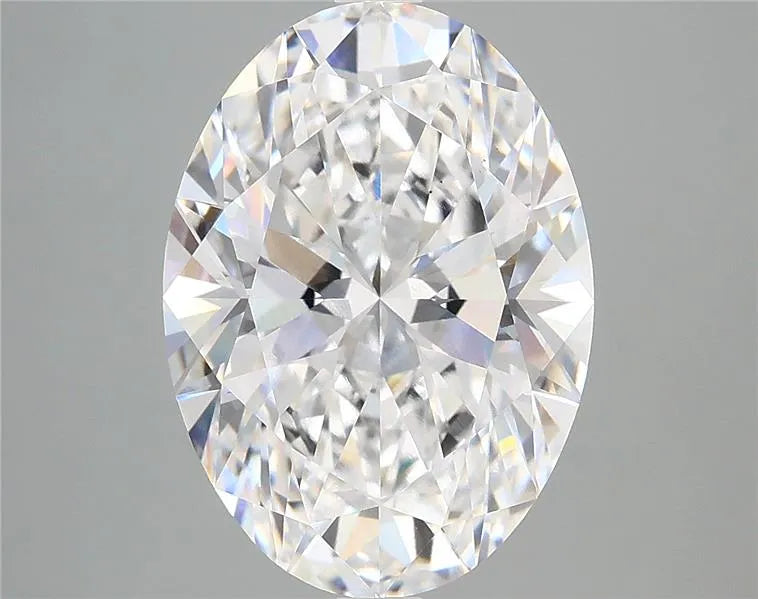 5.10ct Oval Lab Grown Diamond (Colour D, Clarity VS2, IGI Certified)