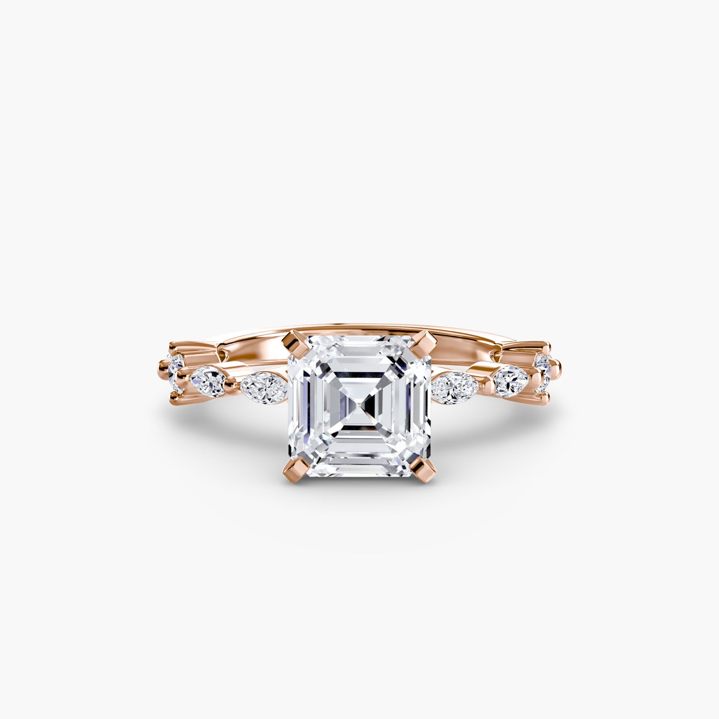 The "Havana" Solitaire with Eternity Pavé
