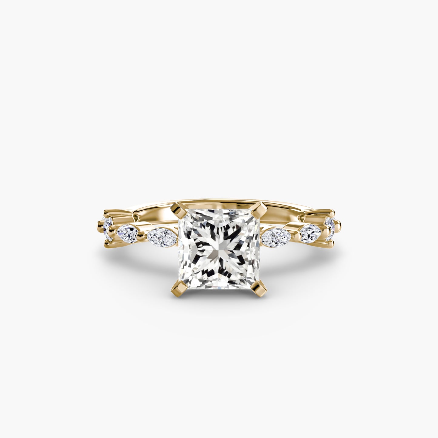 The "Havana" Solitaire with Eternity Pavé