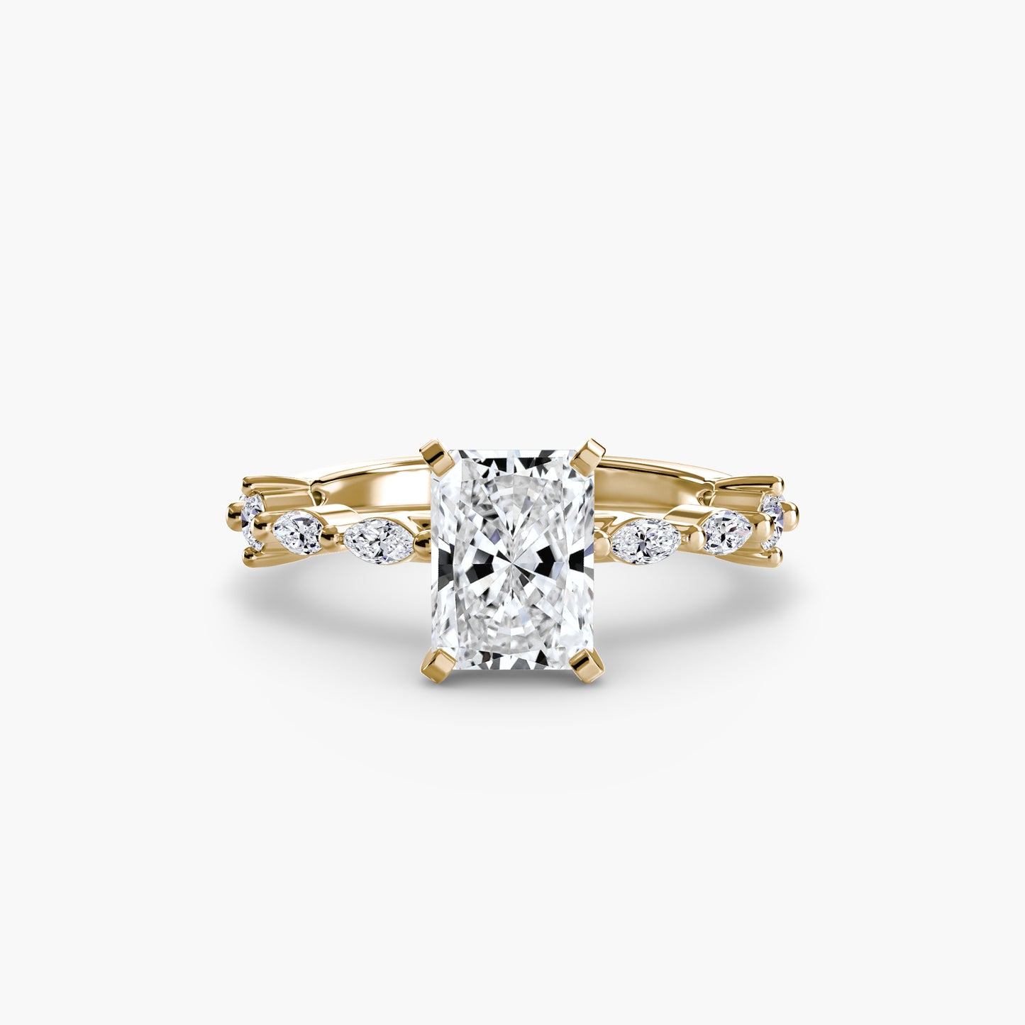 The "Havana" Solitaire with Eternity Pavé