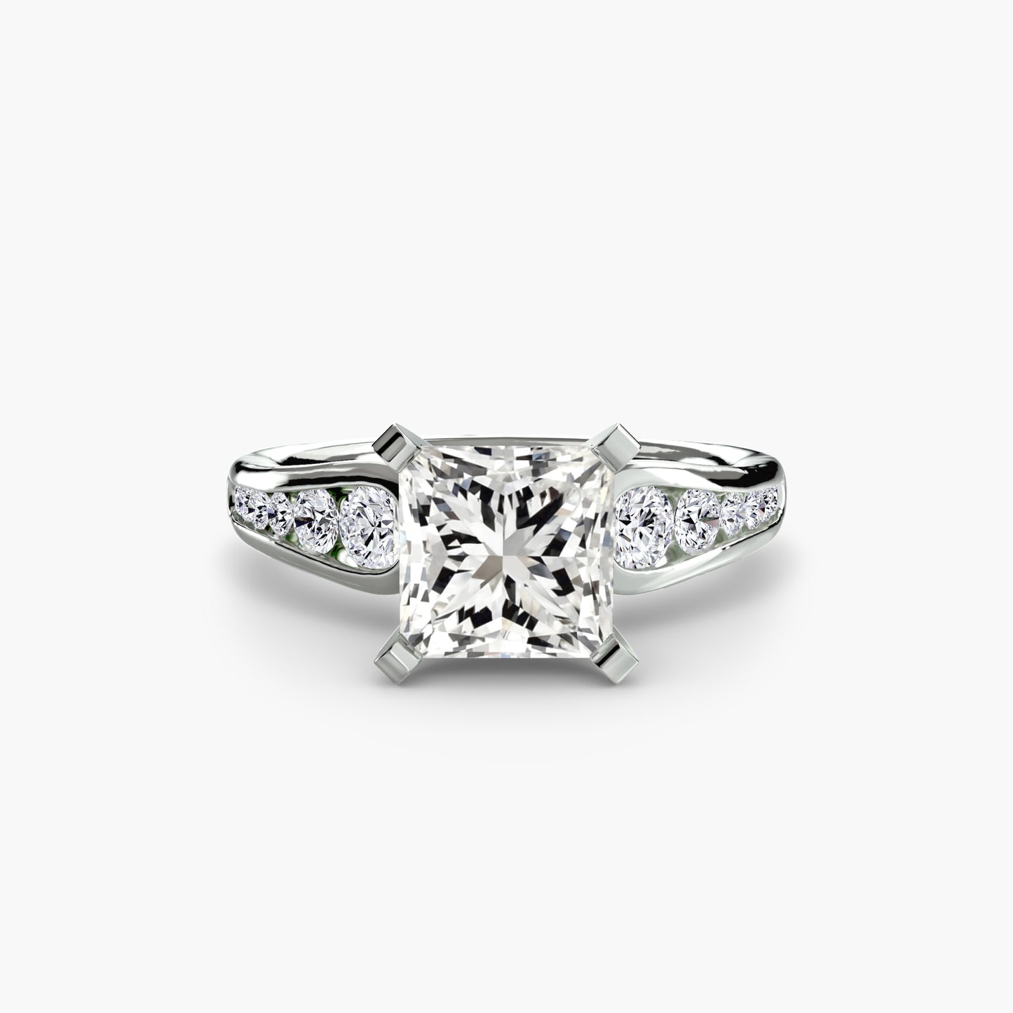 The "Hanoi" Solitaire with Pavé