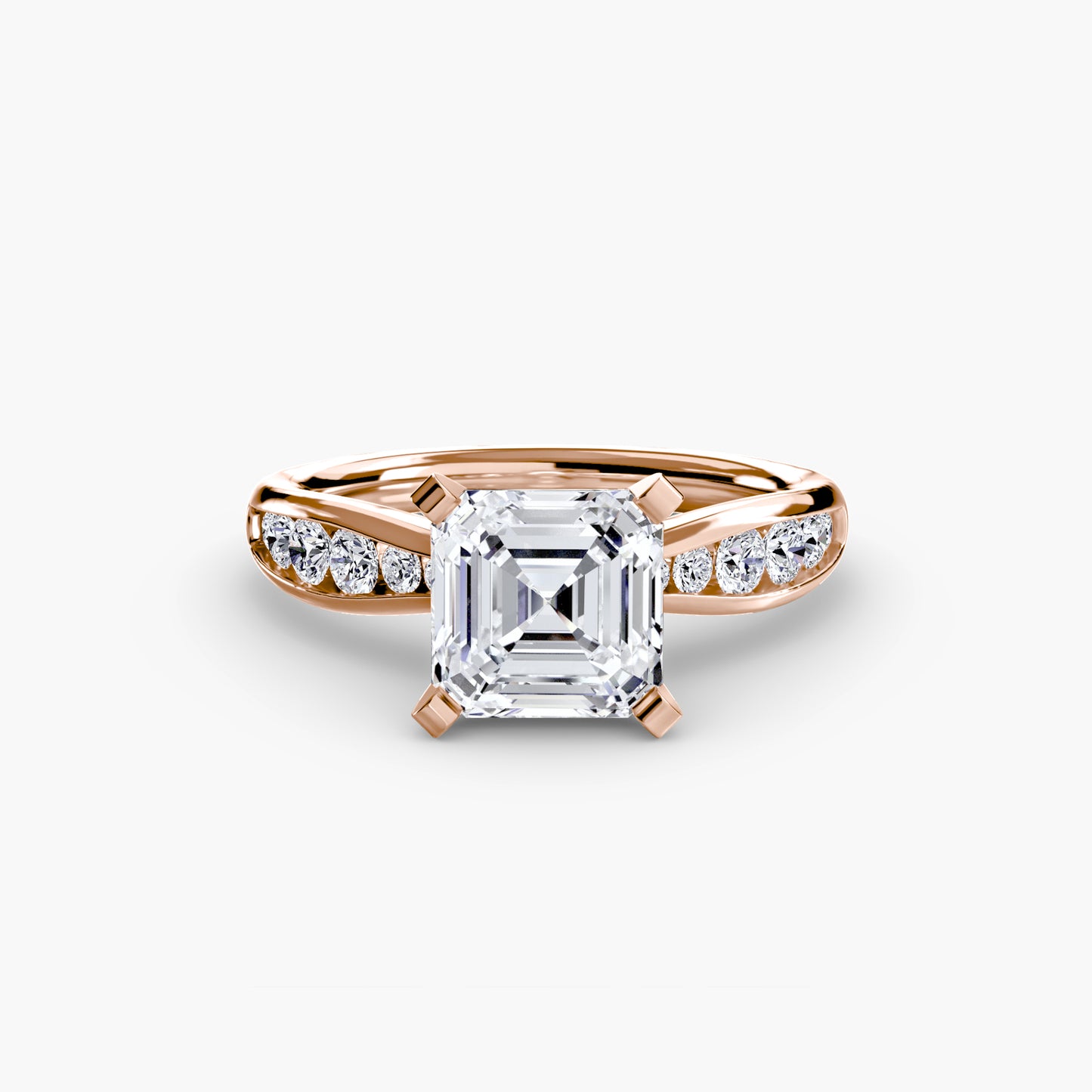 The "Vancouver" Solitaire with Pavé