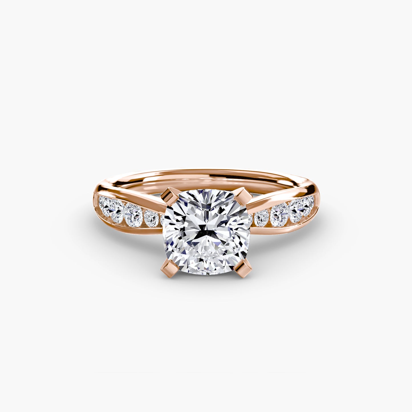 The "Vancouver" Solitaire with Pavé