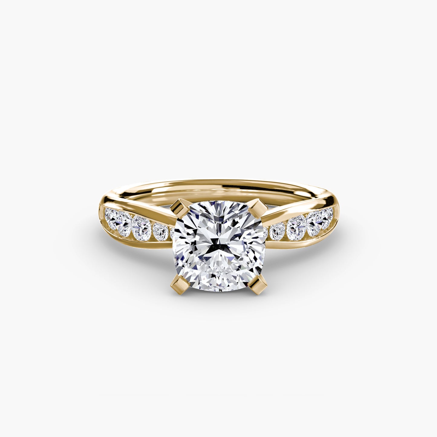 The "Vancouver" Solitaire with Pavé
