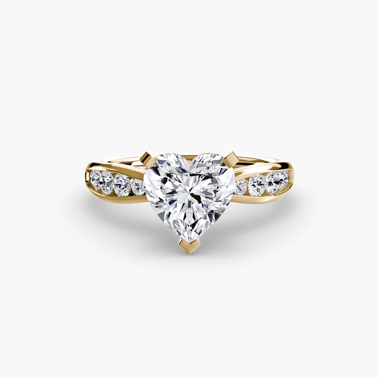 The "Vancouver" Solitaire with Pavé