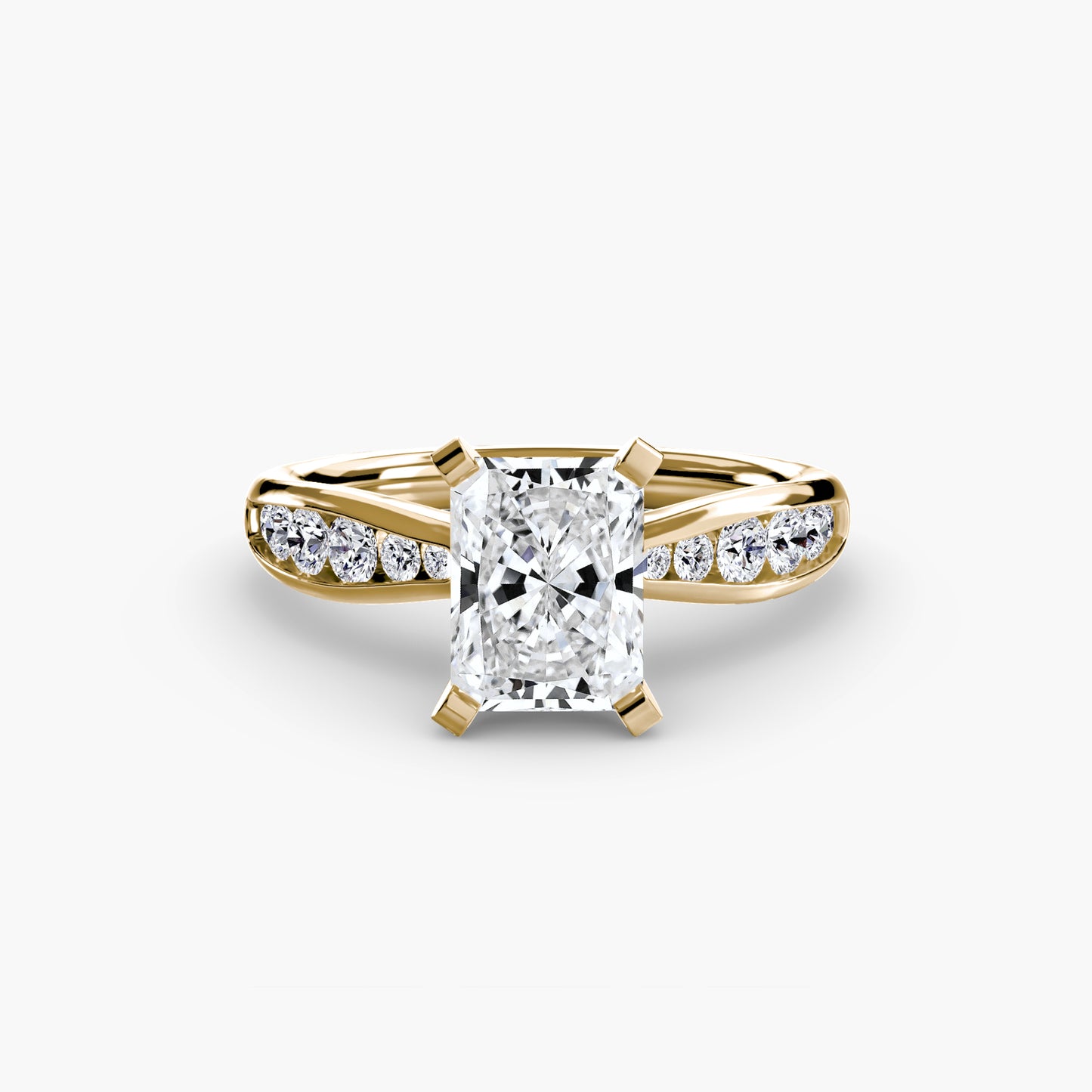 The "Vancouver" Solitaire with Pavé