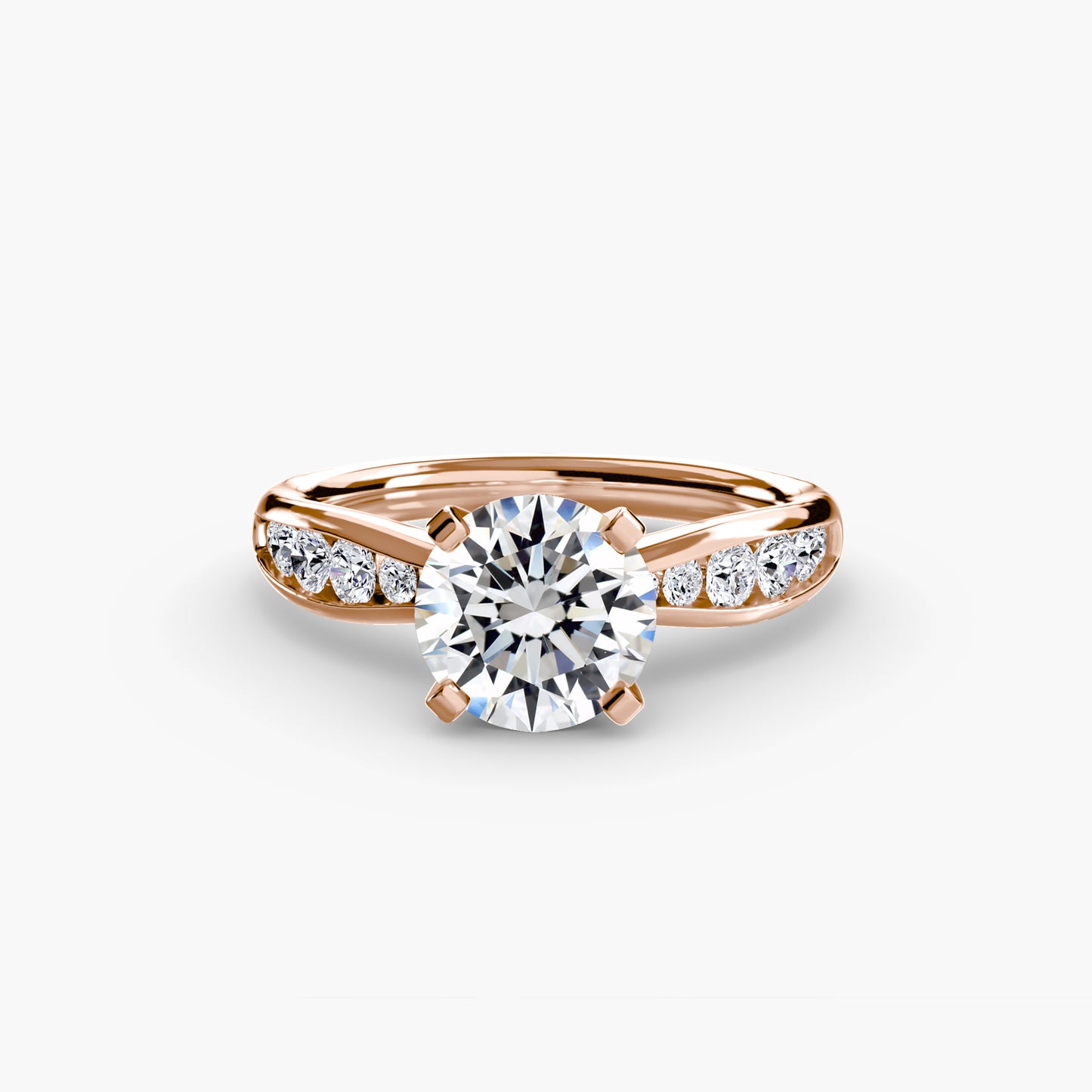 The "Vancouver" Solitaire with Pavé