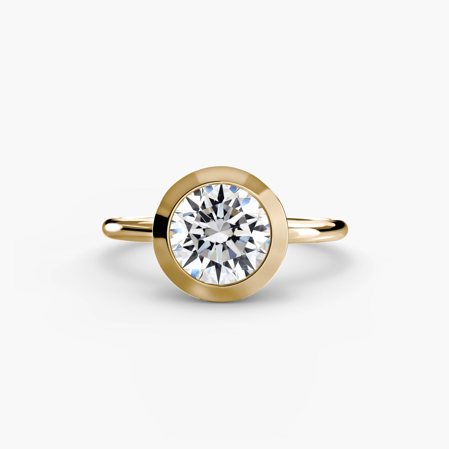 The "Stockholm" Bezel Set Solitaire