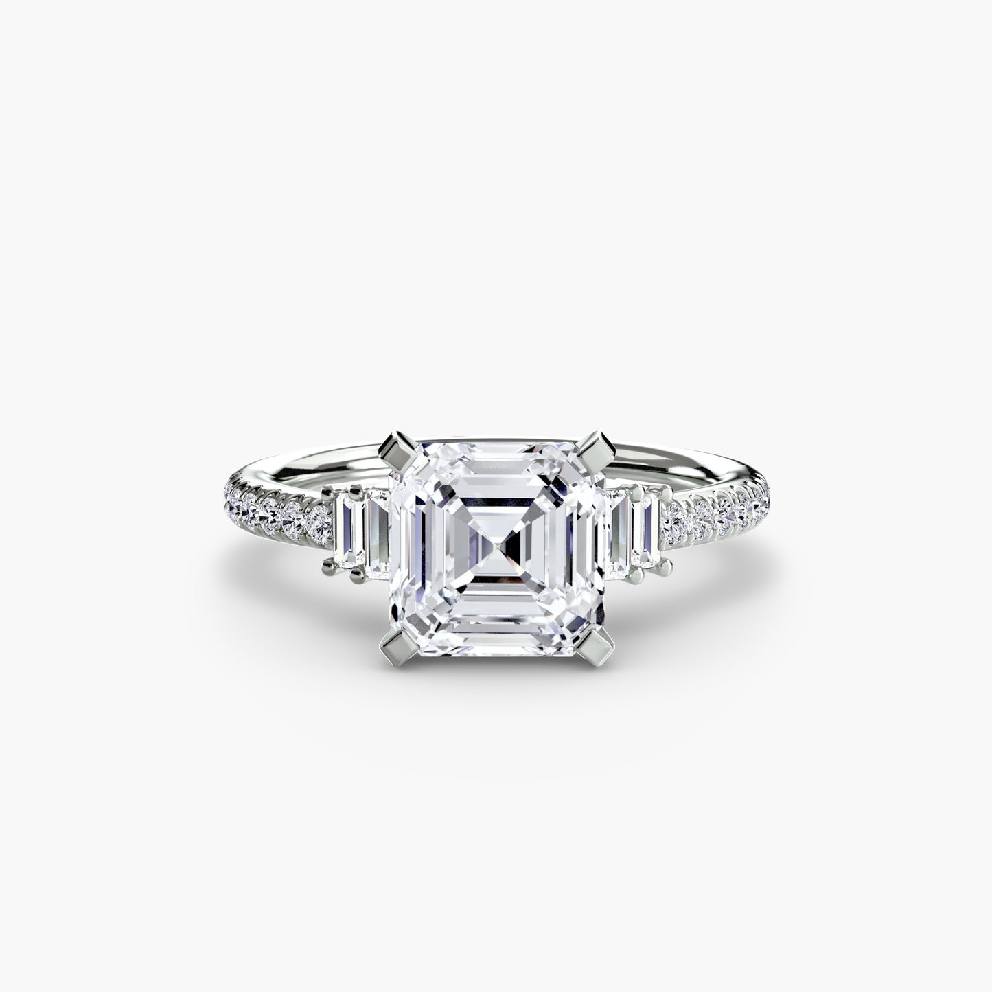 The "Copenhagen" Solitaire with Pavé