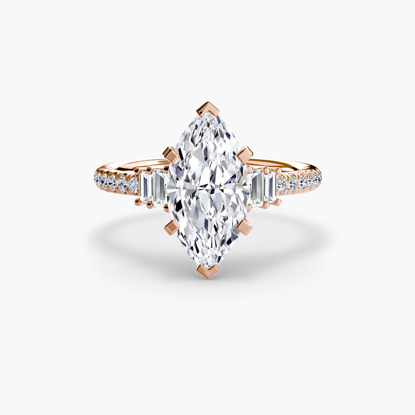 The "Copenhagen" Solitaire with Pavé