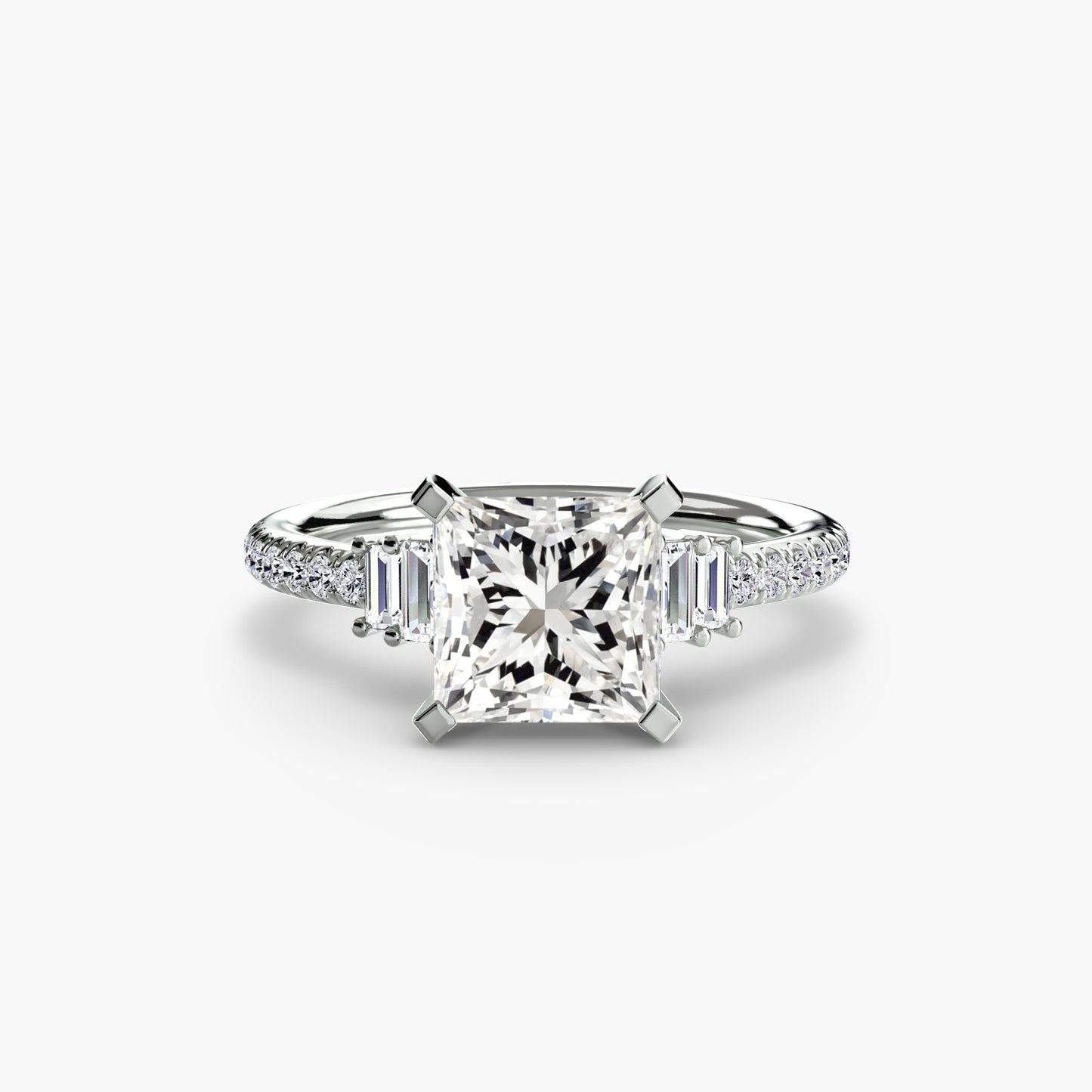 The "Copenhagen" Solitaire with Pavé