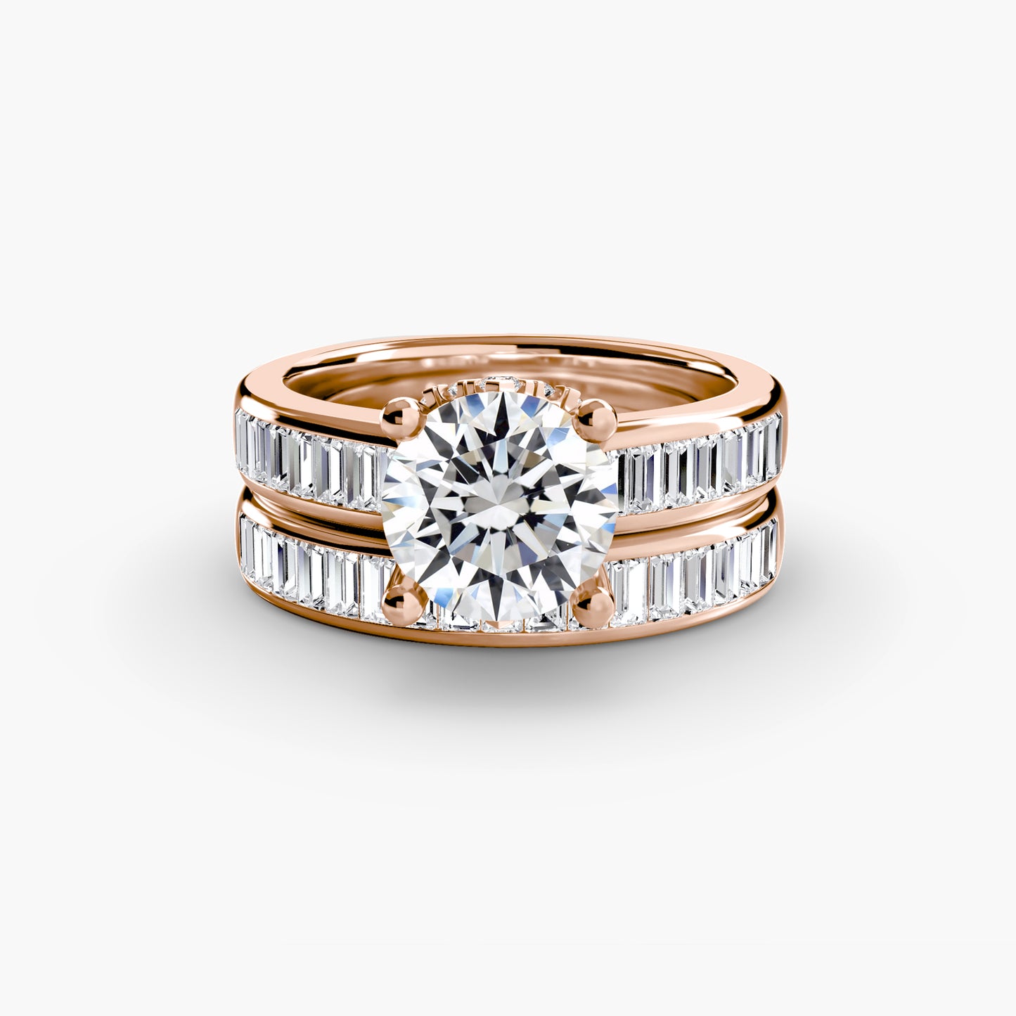 The "Cannes" Baguette Channel Solitaire