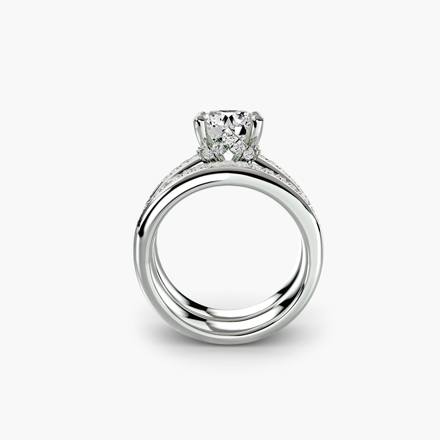 The "Cannes" Baguette Channel Solitaire
