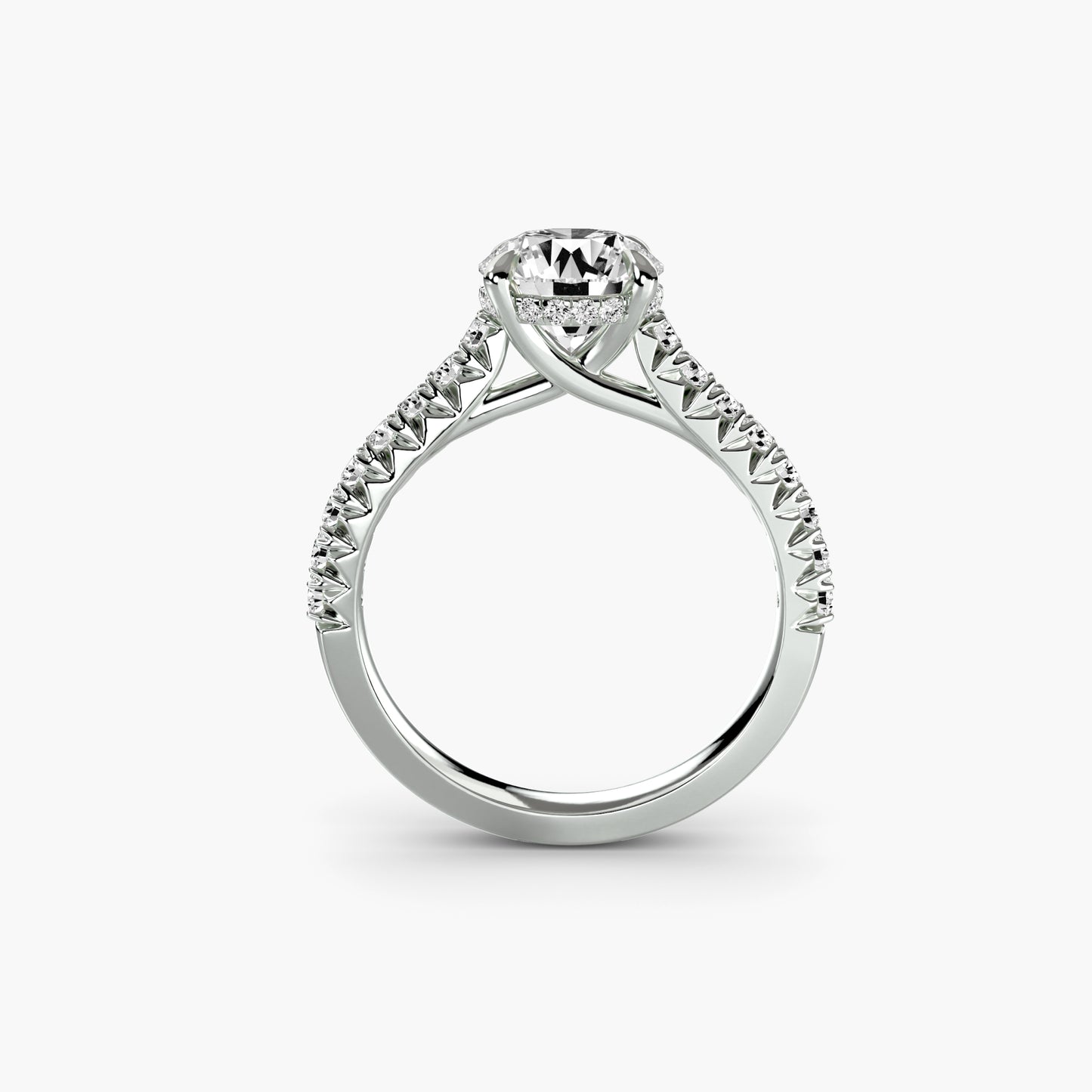 The "Bora Bora" Solitaire with Pavé