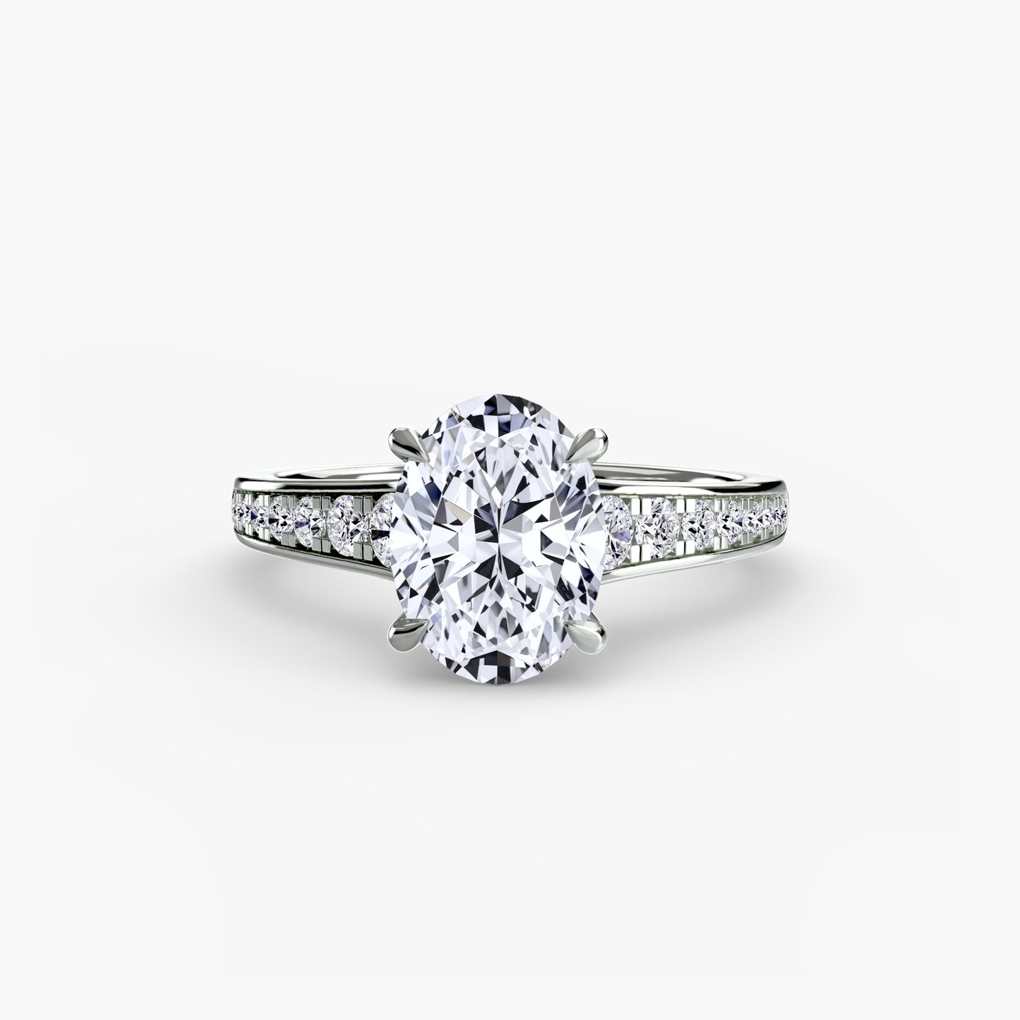 The "Capri" Solitaire with Pavé