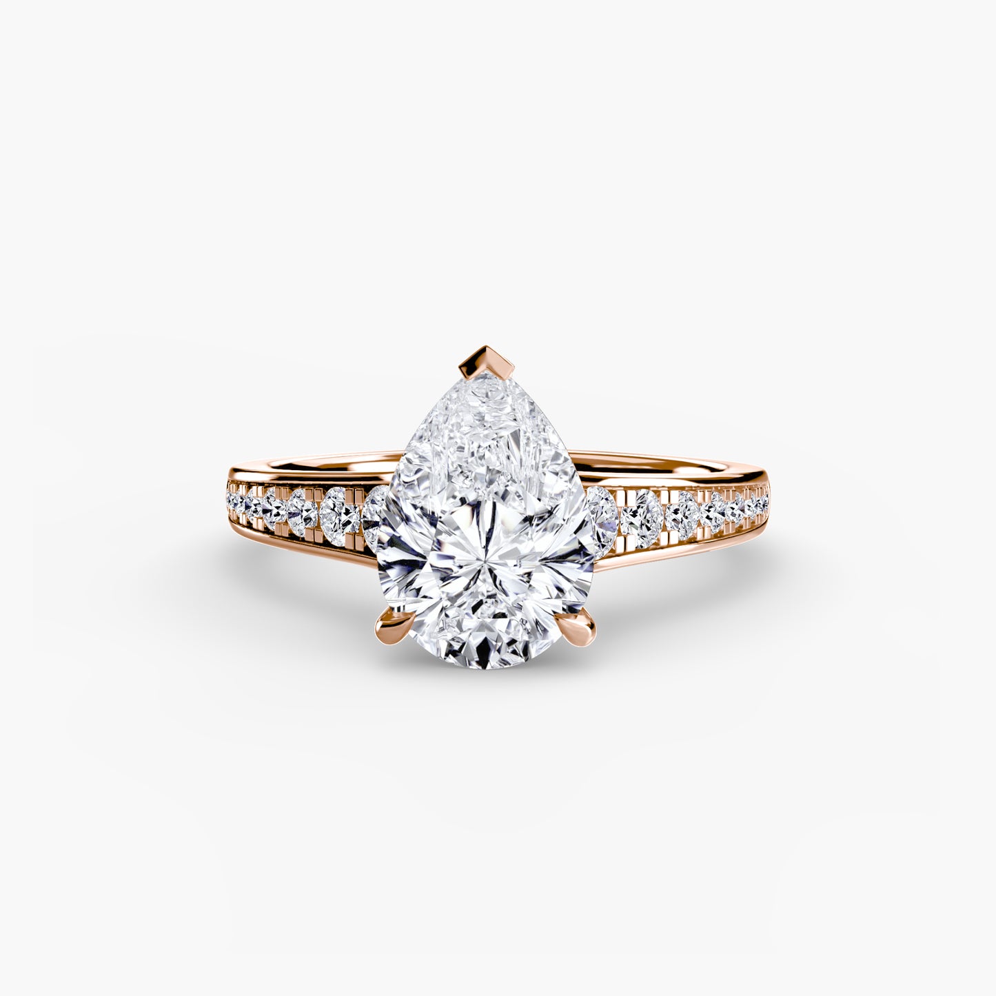 The "Capri" Solitaire with Pavé