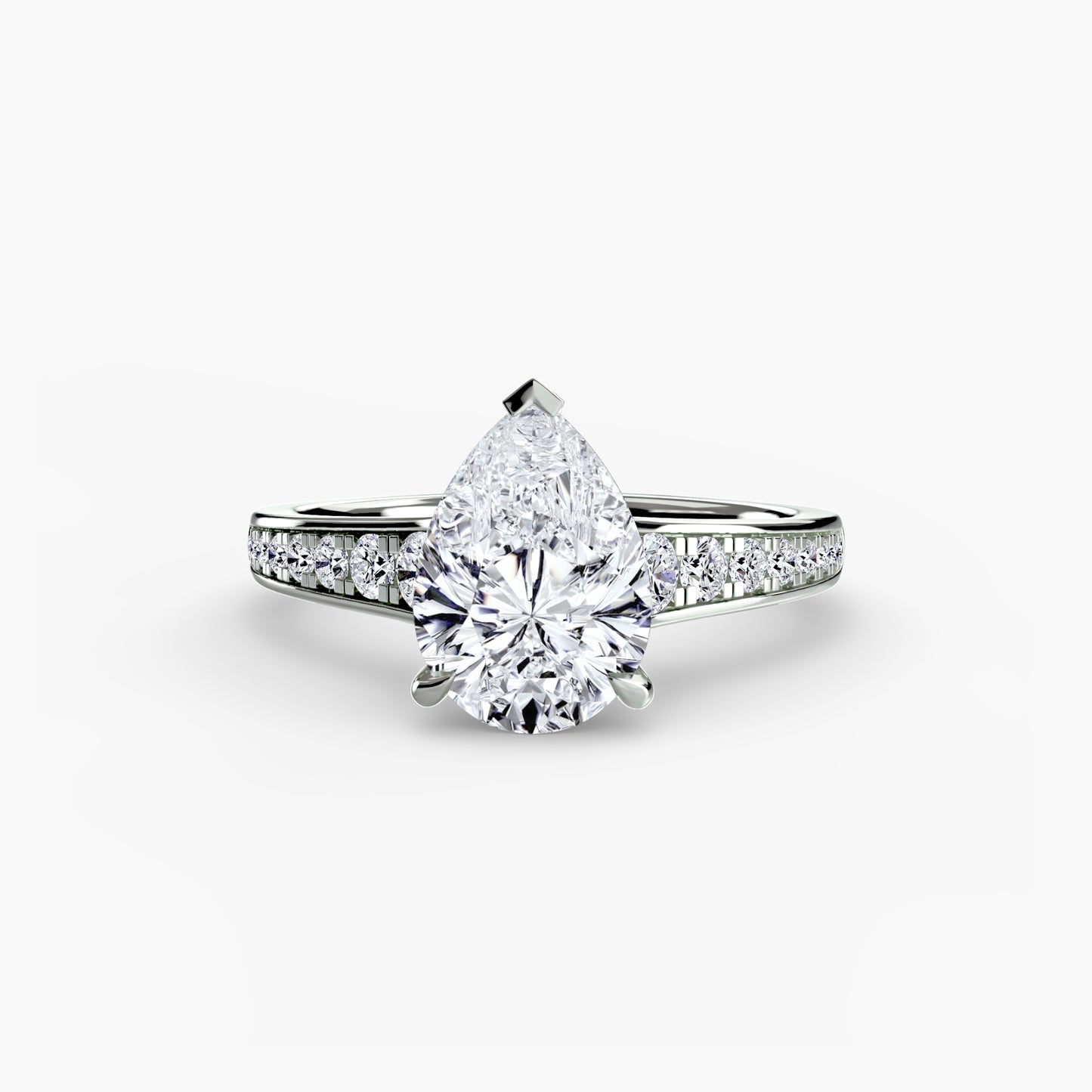 The "Capri" Solitaire with Pavé