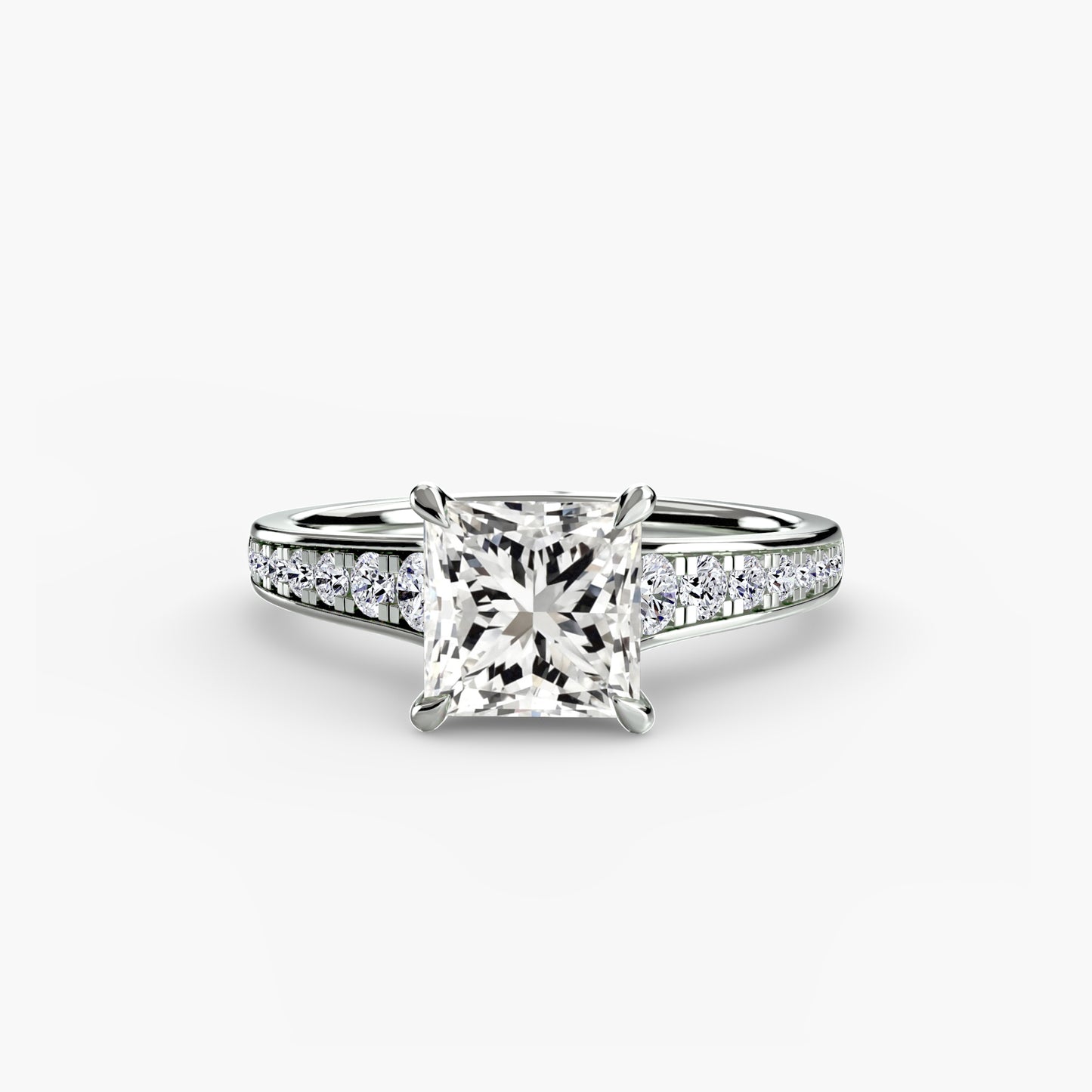 The "Capri" Solitaire with Pavé