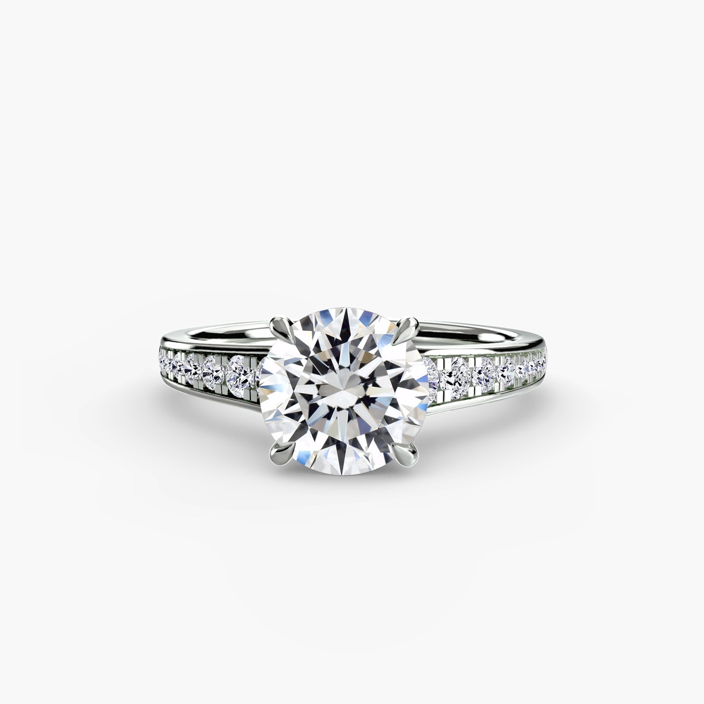 The "Capri" Solitaire with Pavé