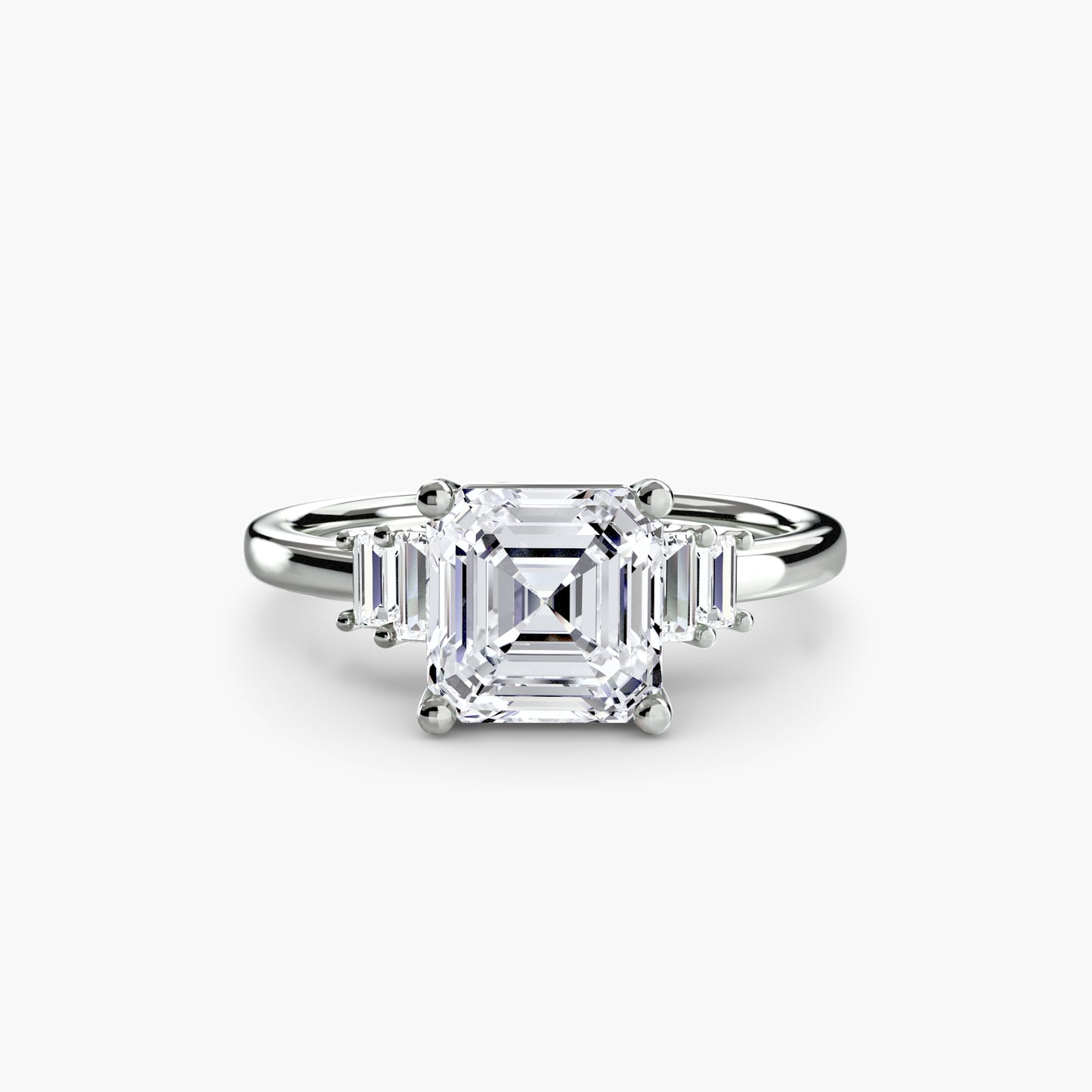 The "Napa" Baguette Accent Solitaire
