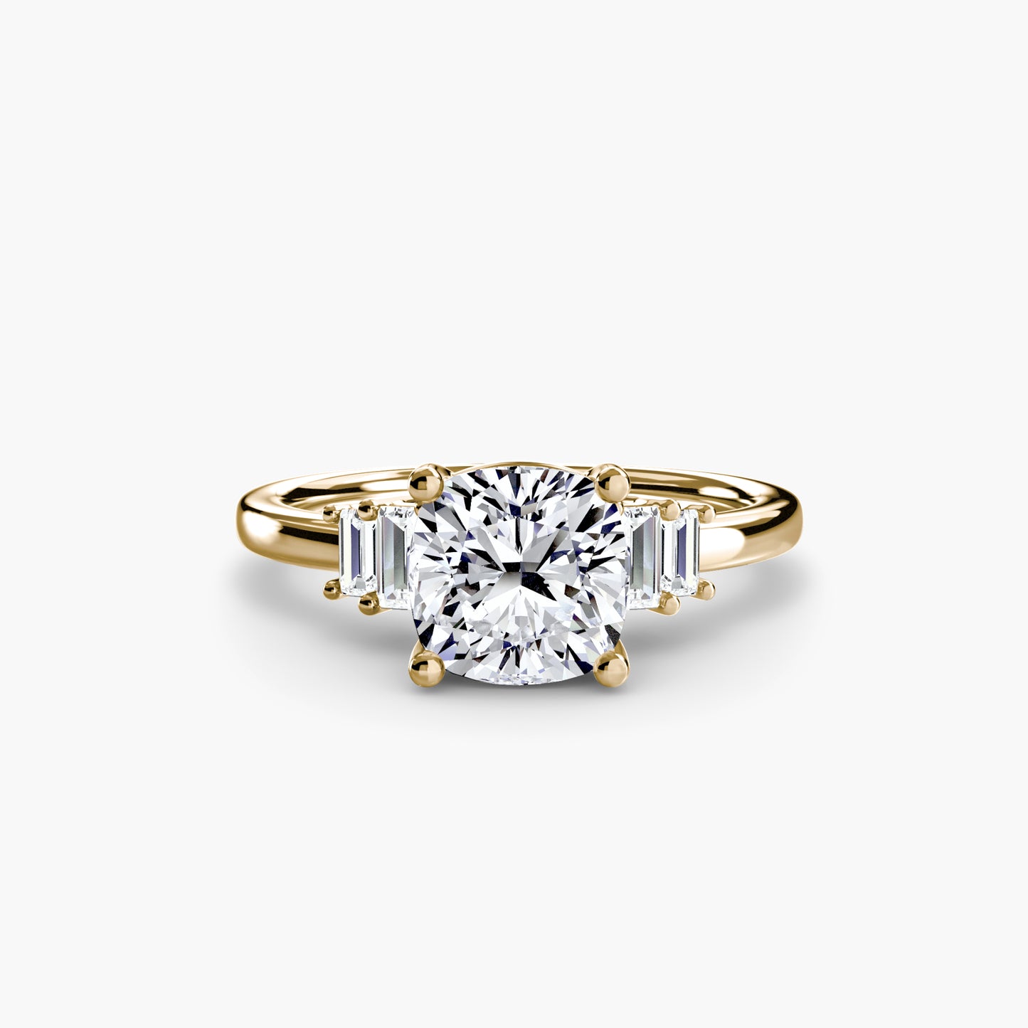 The "Napa" Baguette Accent Solitaire