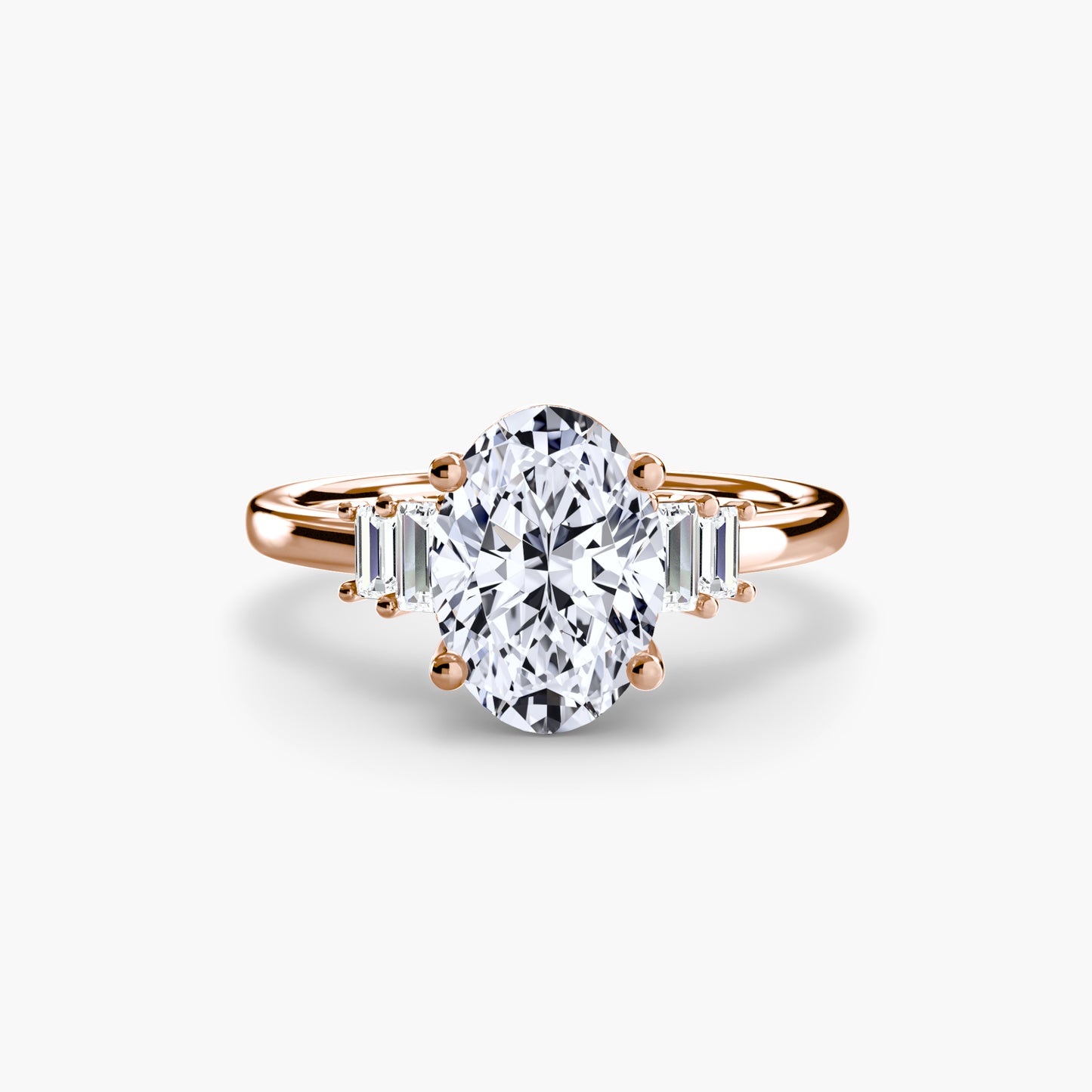 The "Napa" Baguette Accent Solitaire