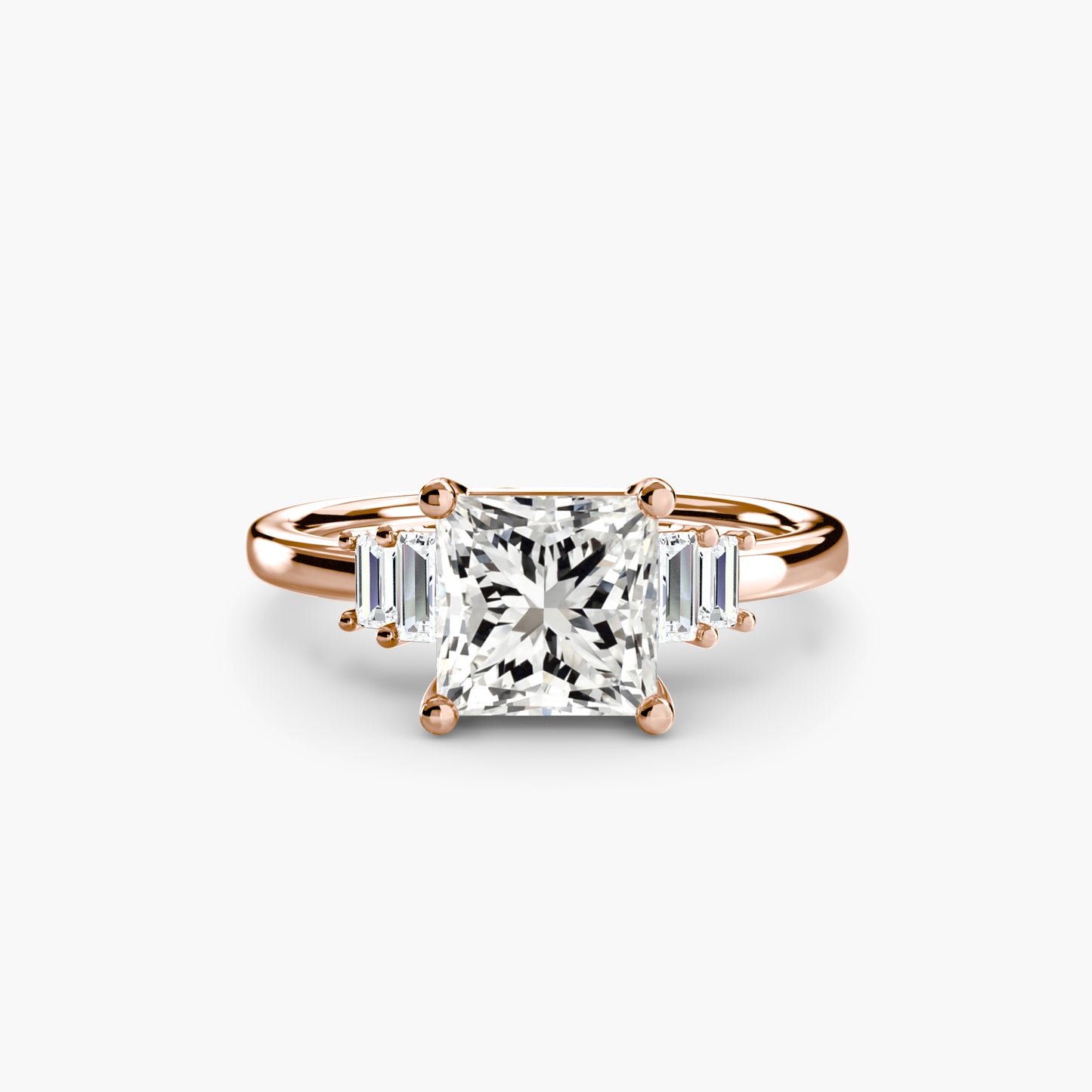The "Napa" Baguette Accent Solitaire