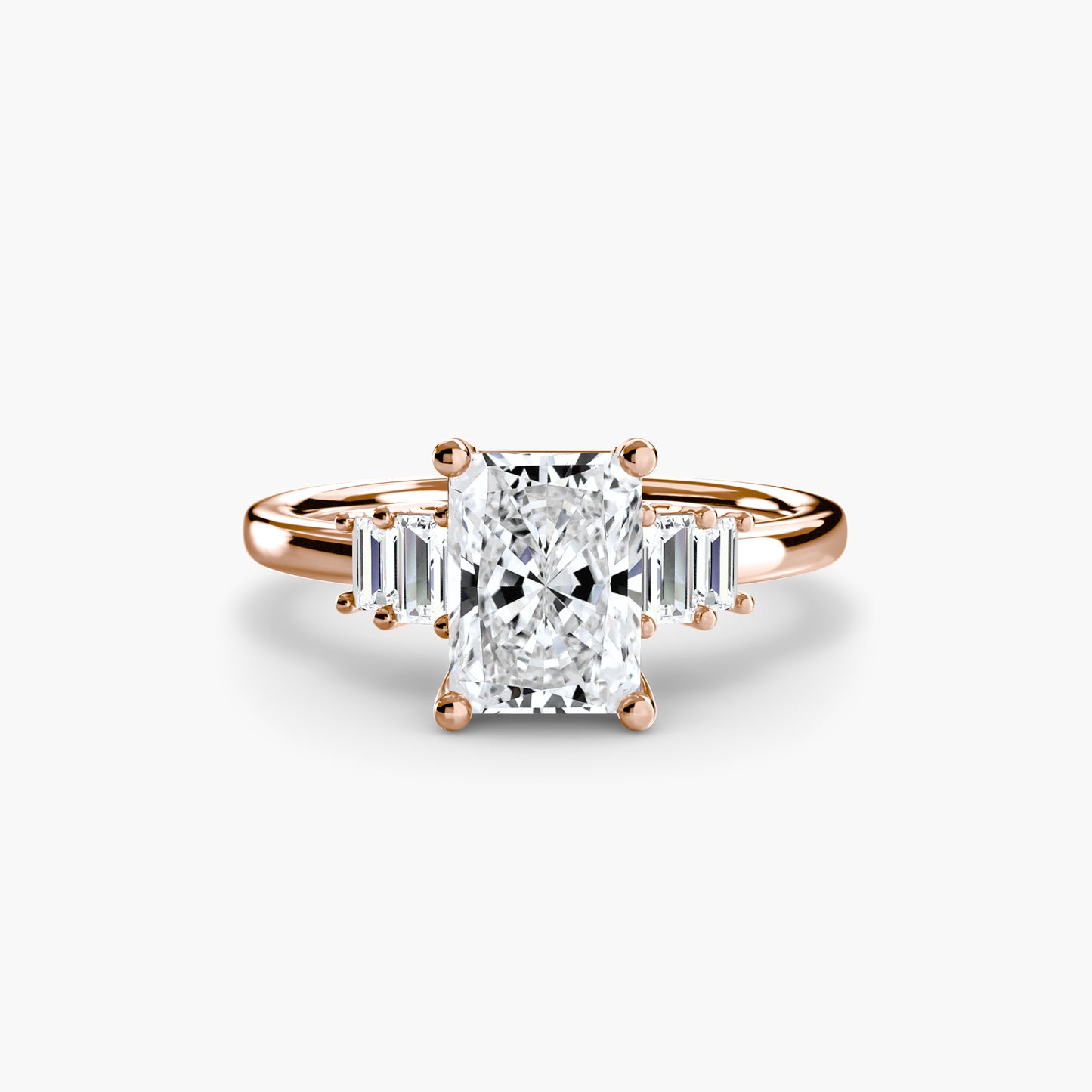 The "Napa" Baguette Accent Solitaire
