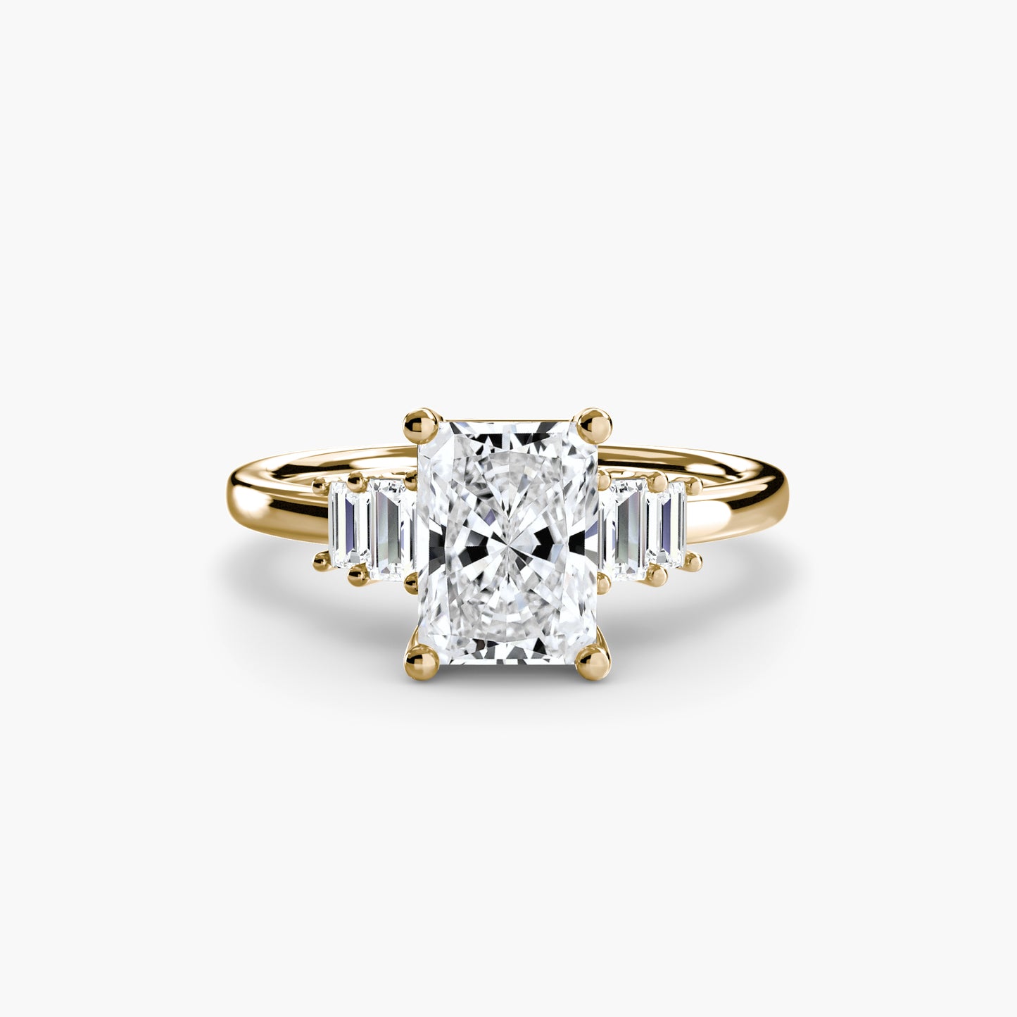 The "Napa" Baguette Accent Solitaire