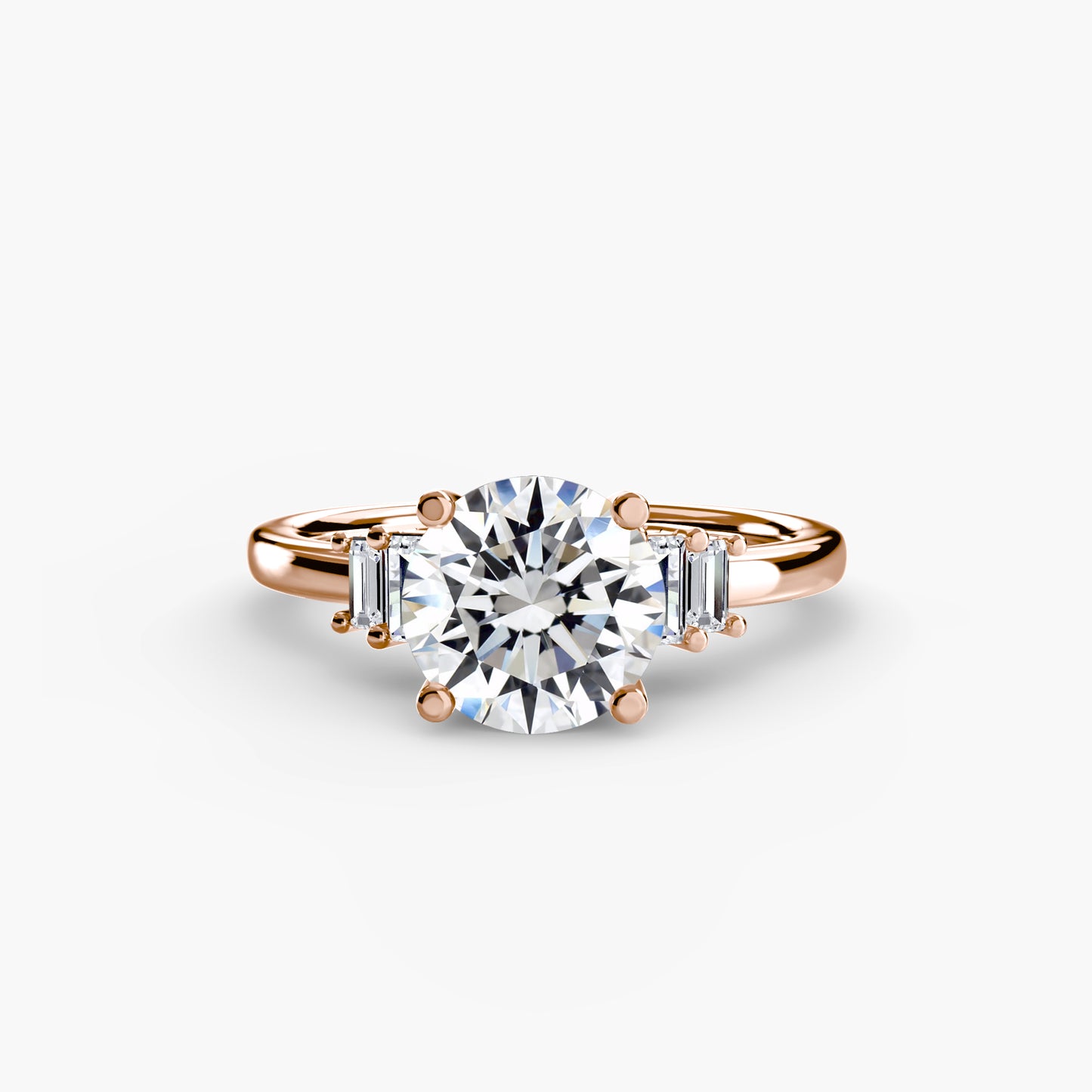 The "Napa" Baguette Accent Solitaire