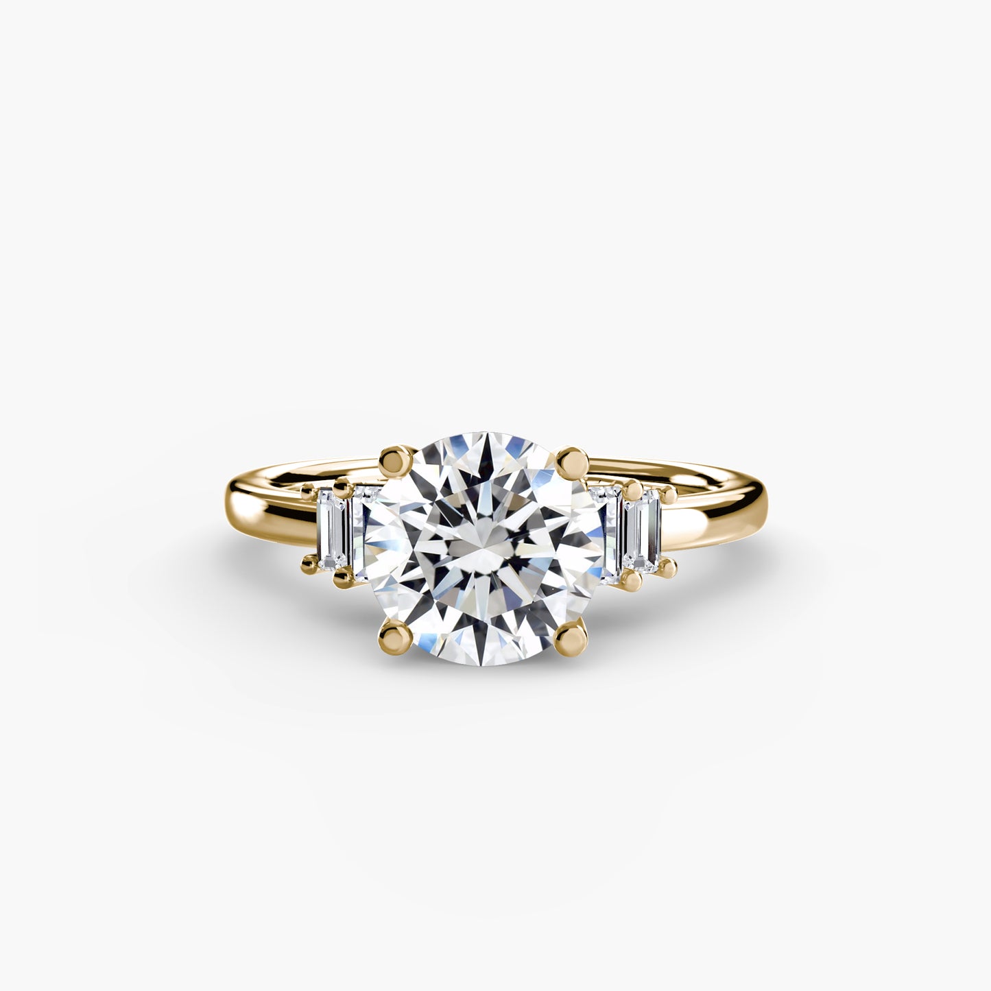The "Napa" Baguette Accent Solitaire