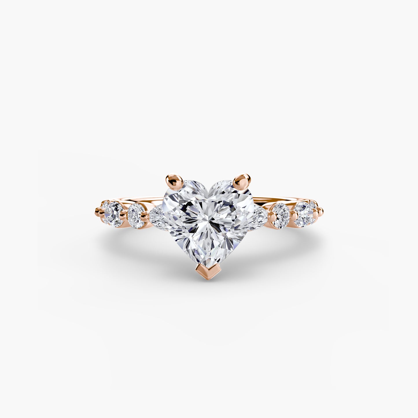 The "Seville" Solitaire with Eternity Pavé