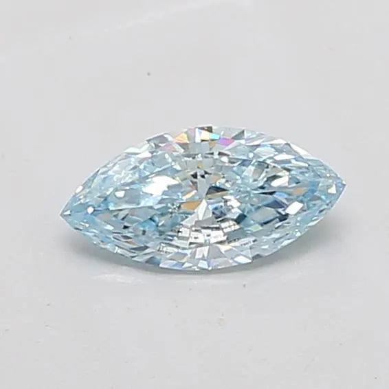 0.51ct Marquise Lab Grown Diamond (Colour Fancy Intense Blue, Clarity VS2, IGI Certified)